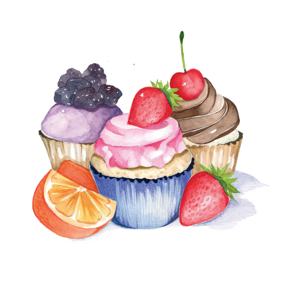 Willow Wolfe - Watercolor Workbook: Sweet Treats by Willow & Nya Wolfe