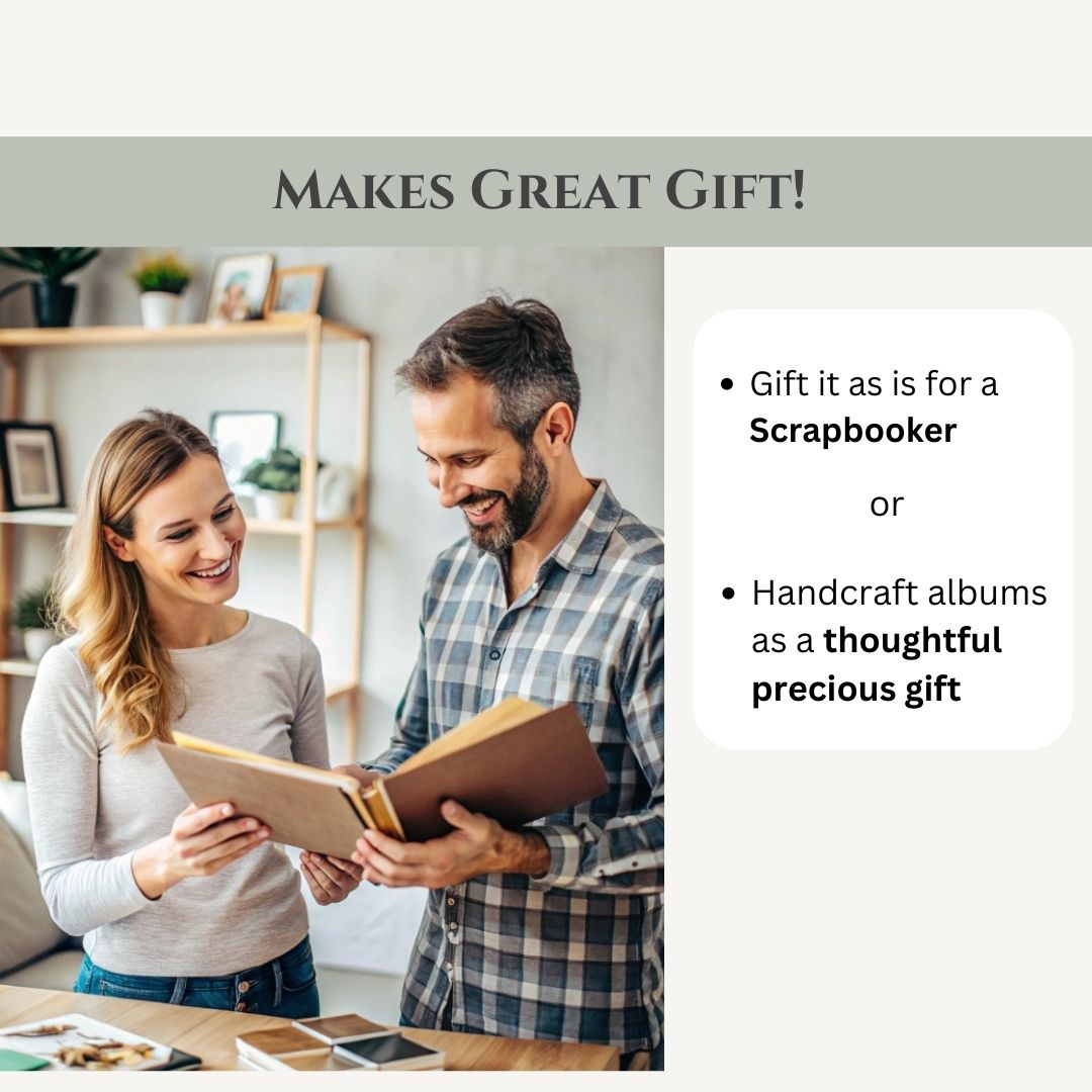 CrafTreat Scrapbook Blank Precut Base - Waterfall Mechanism White - 3"x3"