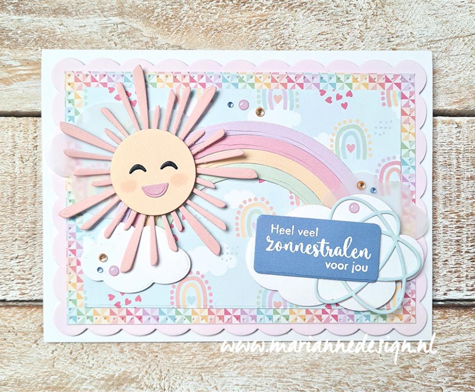 Marianne Design Collectables Die - Sun & Clouds By Marleen