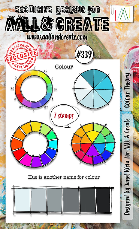 AALL and Create - A6 Stamp Set - Colour Theory