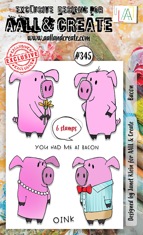 AALL and Create - A6 Stamp Set - Bacon