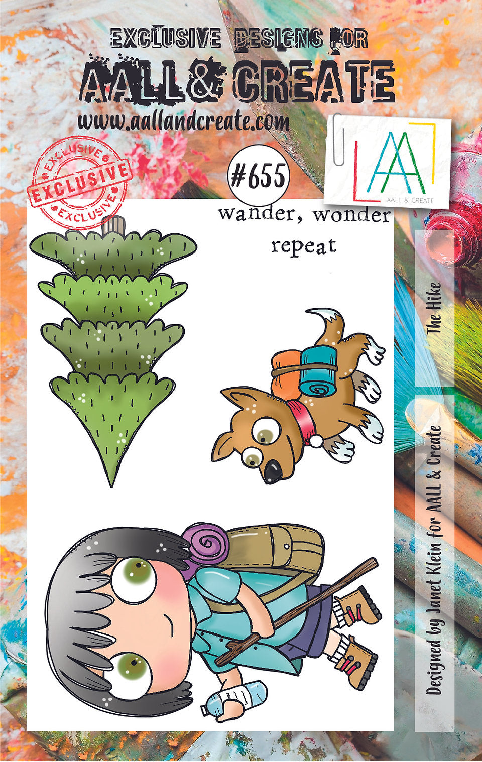AALL and Create - A7 Clear Stamp Set - The Hike