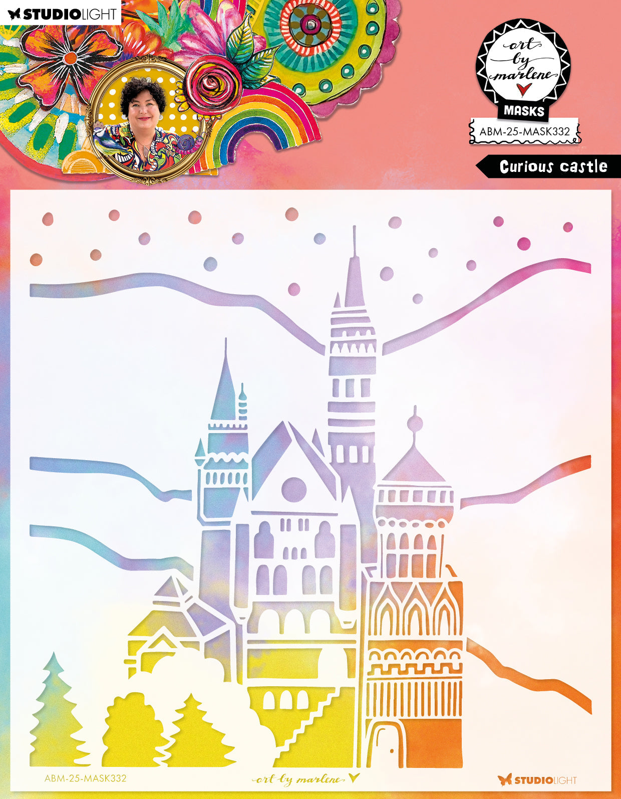 ABM Mask Curious Castle Art by Marlene 1 Pieces