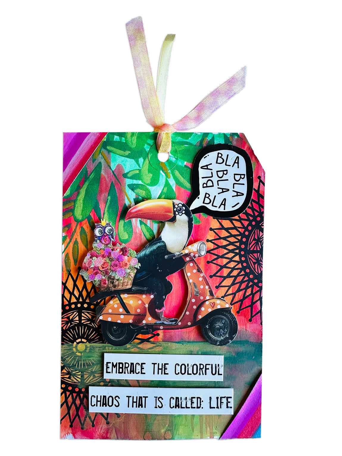 ABM Mask Falling Leaves Art By Marlene 1 Piece