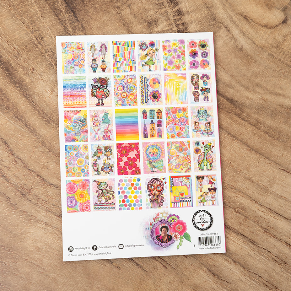 ABM Collage Paper Pad Color-Happy Art by Marlene 60 Sheets