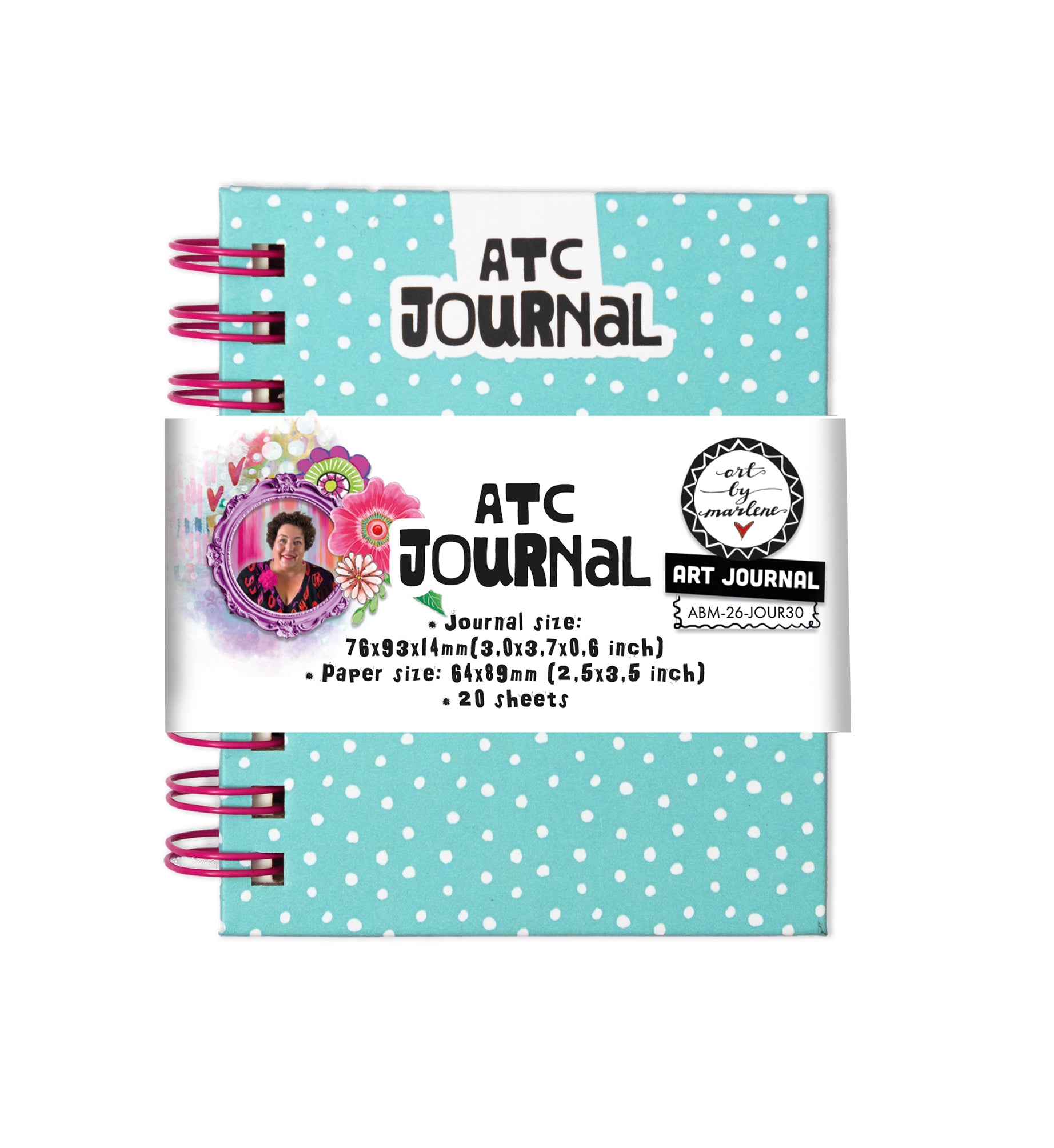 ABM Art Journal ATC-Size Art by Marlene 1 Piece