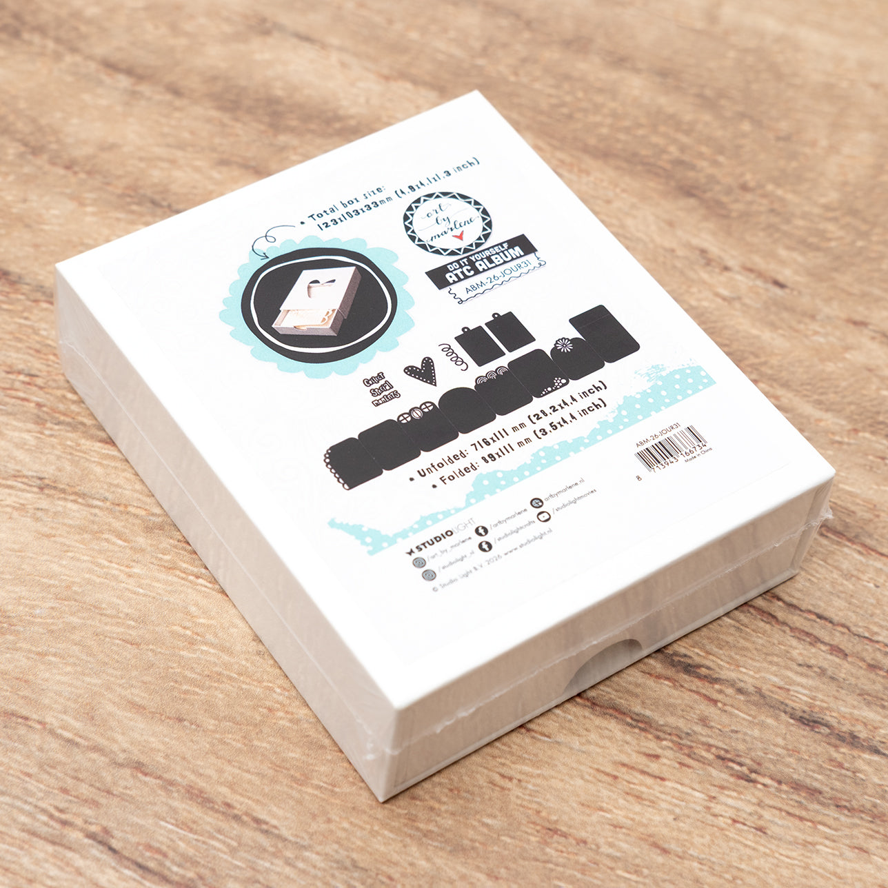 ABM Art Journal ATC Size Matchbox Album Art by Marlene 1 Piece