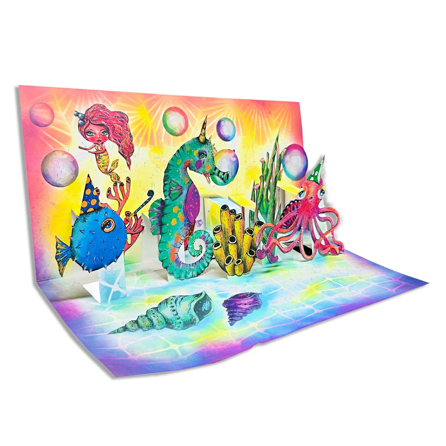 ABM Mask Dancing Lines Art by Marlene 1 Piece