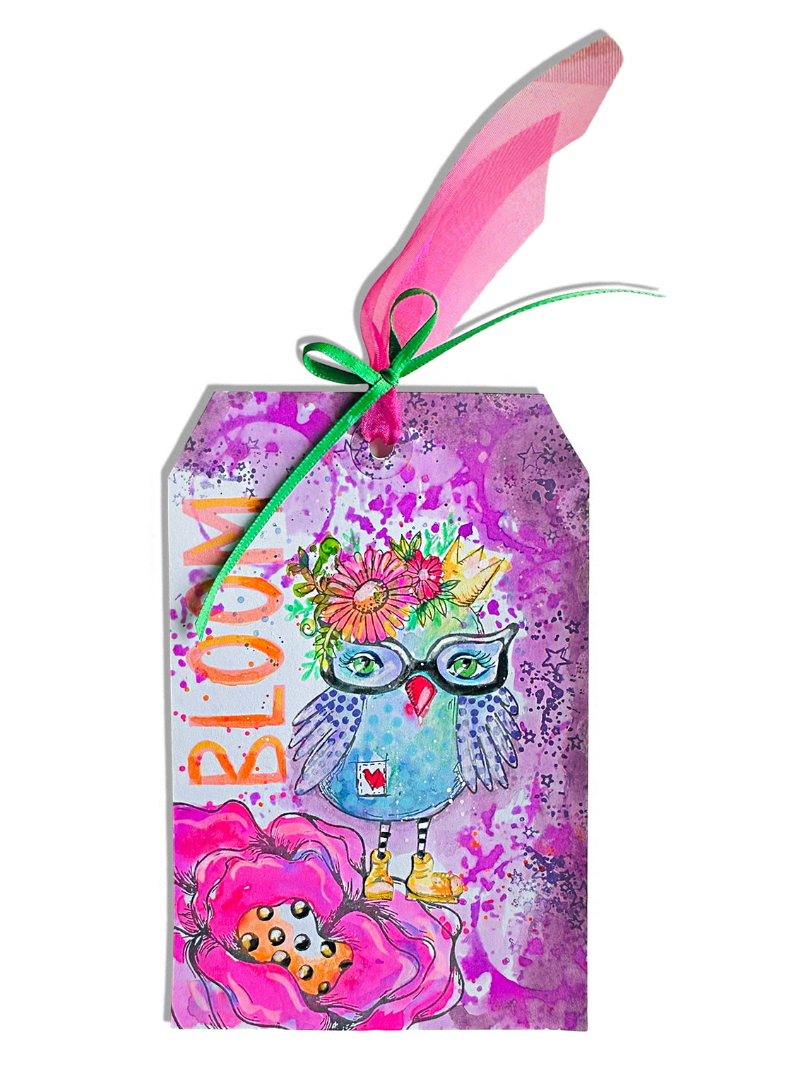 ABM Clear Stamp In Full Bloom Art by Marlene 10 Pieces