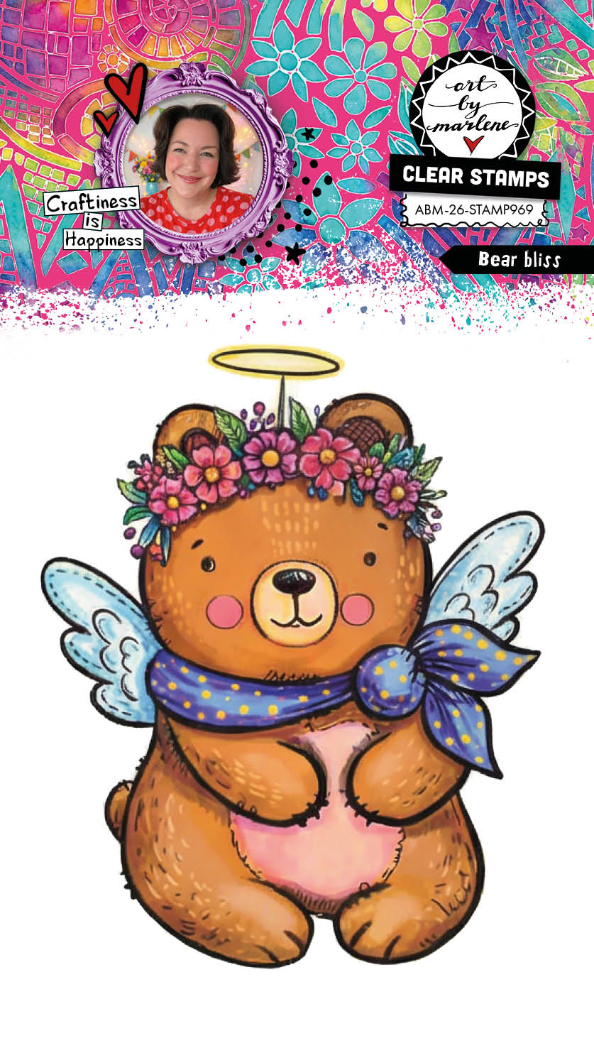 ABM Clear Stamp Bear Blizz Art by Marlene 1 Piece