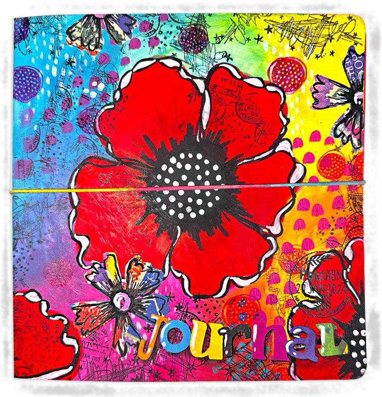 ABM Creative Journal All White, With Separate Sticker Paintable Journal cover 1 PC