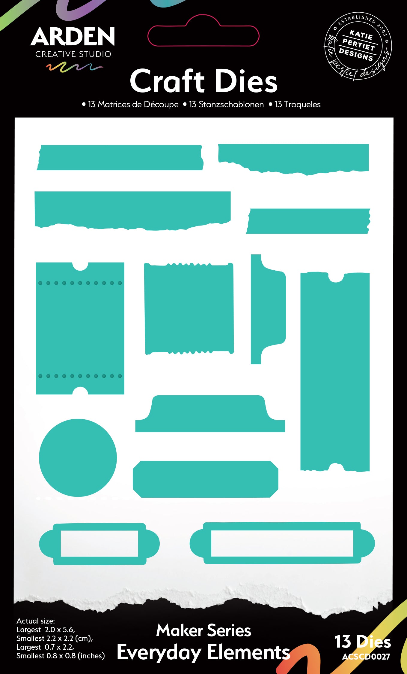 Arden Creative Studio Maker Series Everyday Elements Craft Die Set