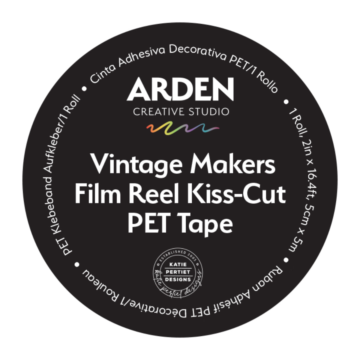 Arden Creative Studio Vintage Makers Film Reel Kiss-Cut PET Tape