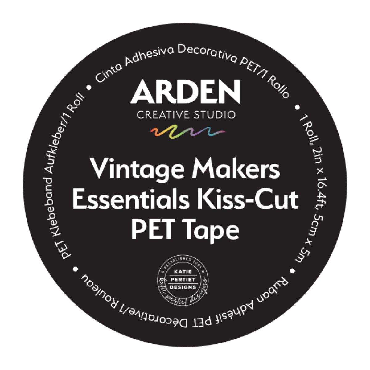 Arden Creative Studio Vintage Makers Essentials Kiss-Cut PET Tape