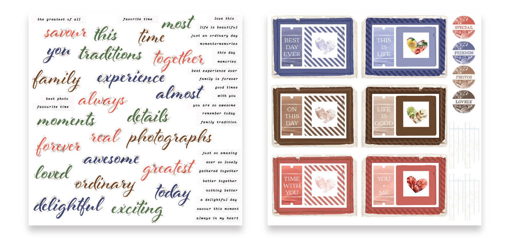 Arden Creative Studio Laurel Grove Page Makers Ephemera Pack