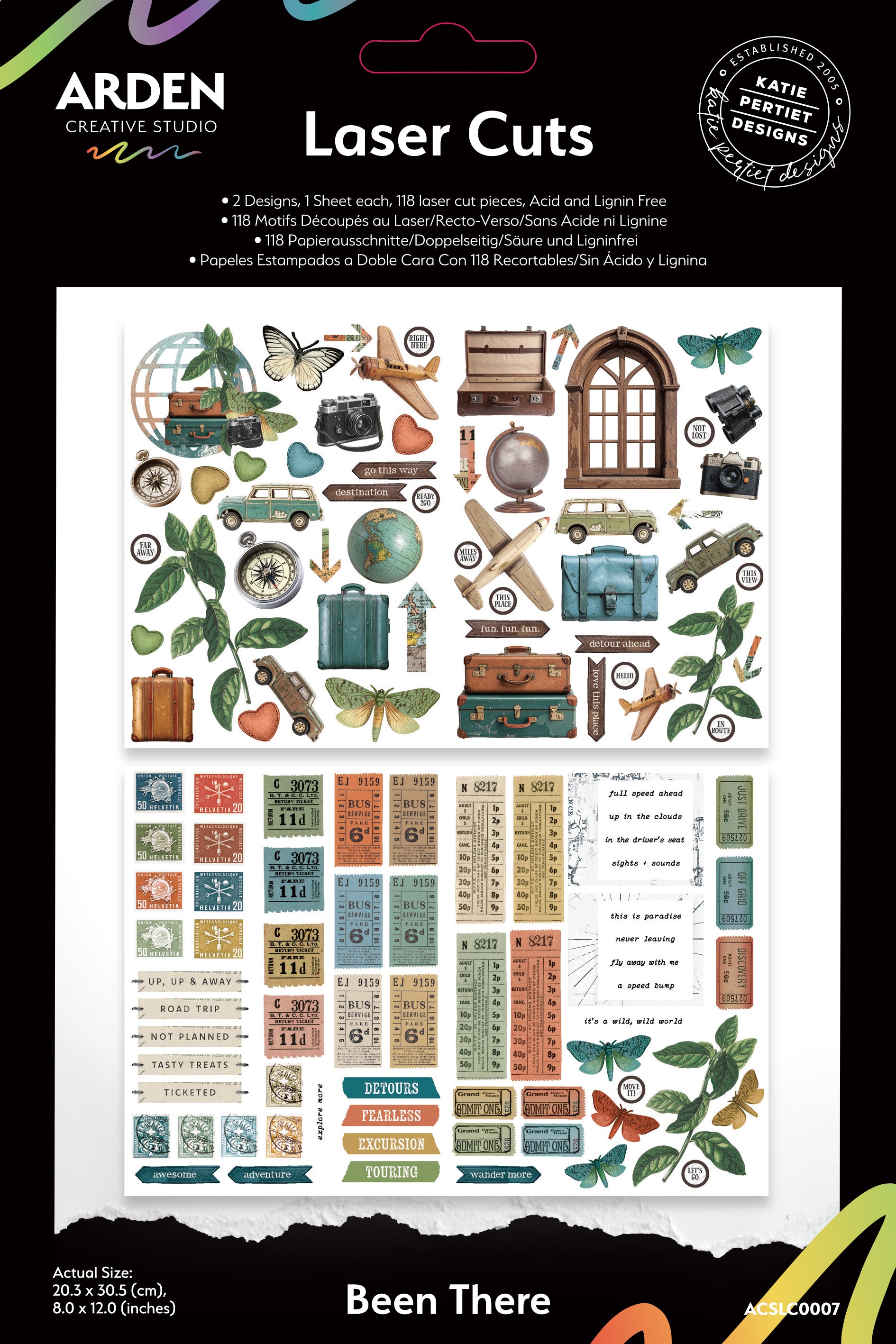 Arden Creative Studio Been There Laser Cuts