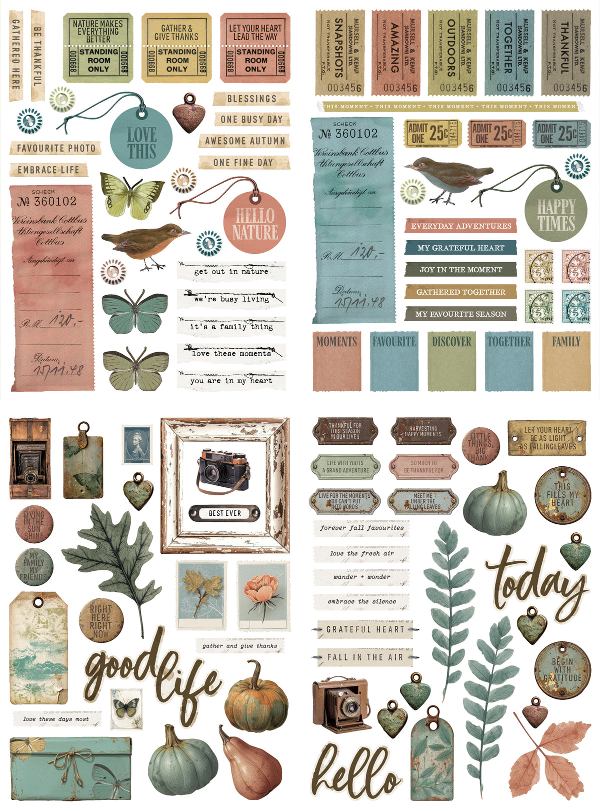 Arden Creative Studio Amber Ledgers Essentials Laser Cuts