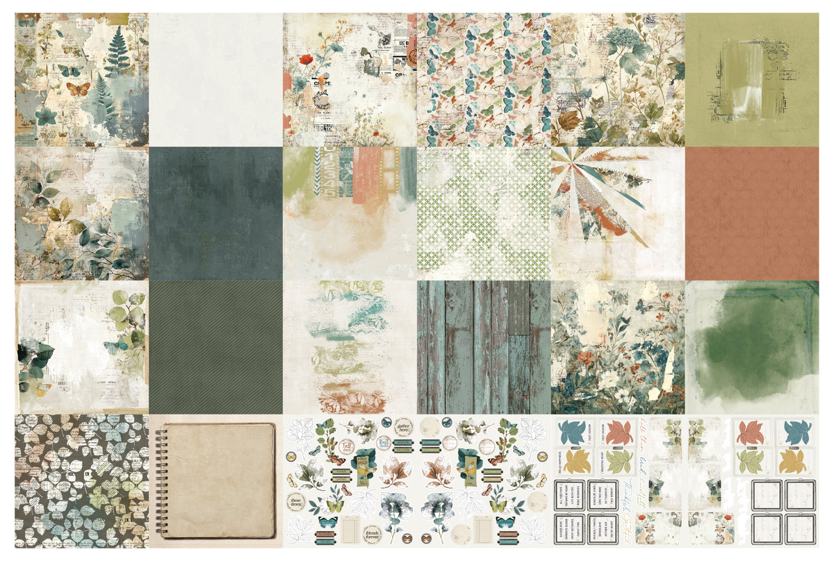 Arden Creative Studio Amber Ledgers 12in x 12in Paper Pad