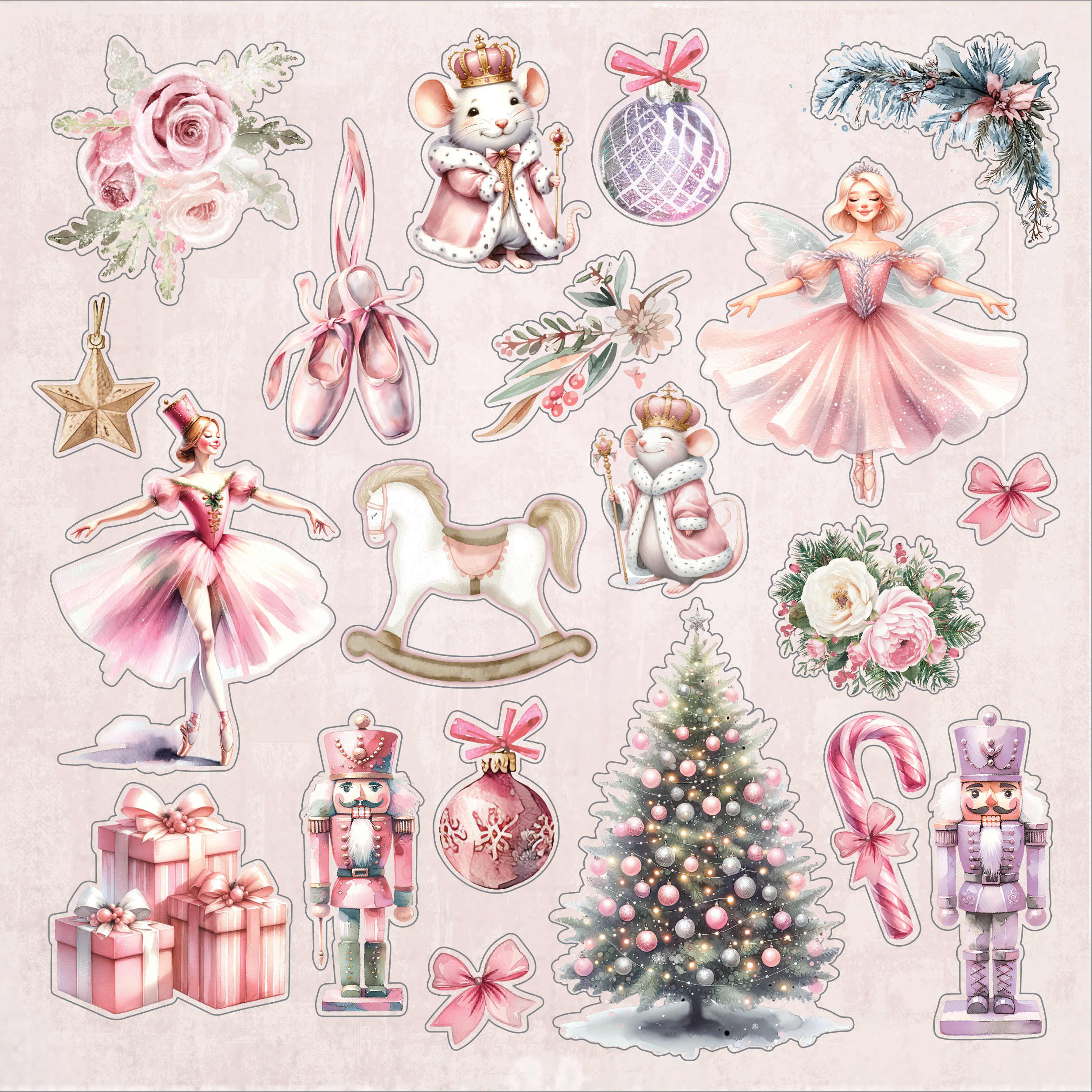 Sara Signature A Christmas Dream - 8" x 8" Topper Pad