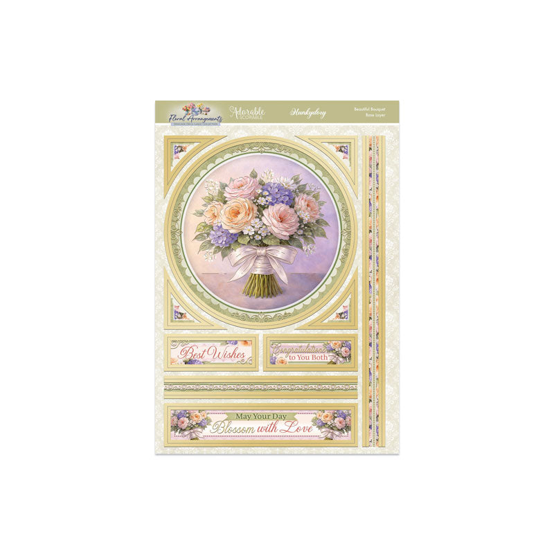 Floral Arrangements Deco-Large Set - Beautiful Bouquet