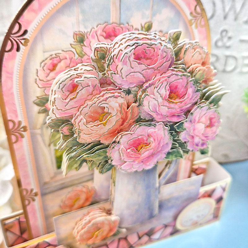 Floral Arrangements Deco-Large Set - Peony Promise