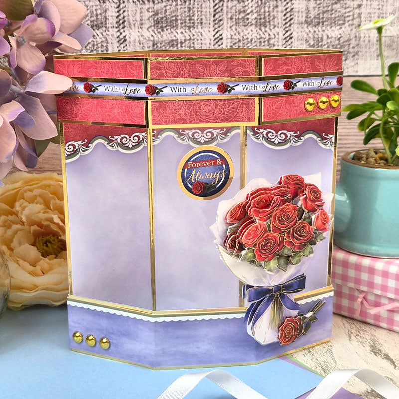 Floral Arrangements Deco-Large Set - Romantic Roses