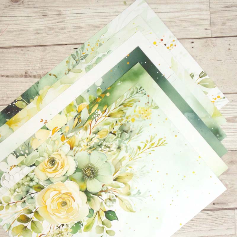 Adorable Scorable Designer Card Packs - Sage Blooms