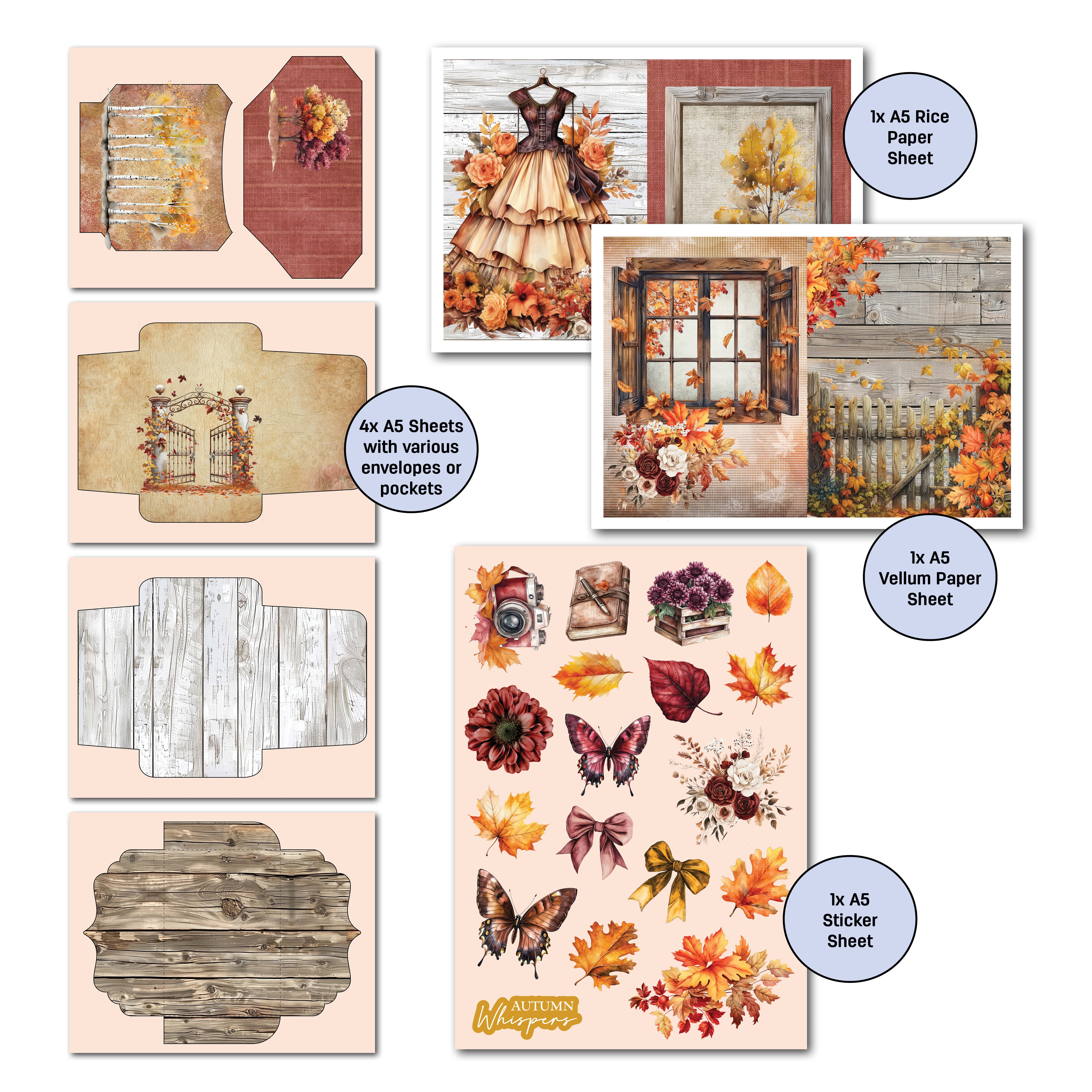 3Quarter Designs Autumn Whispers - Gimme More Pack