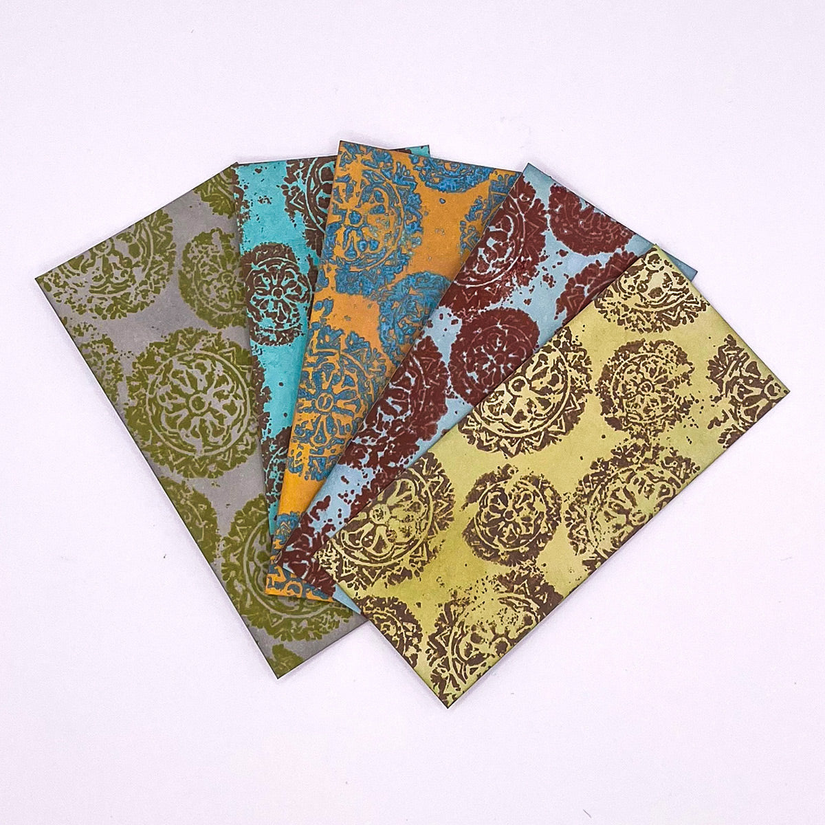 Distressed Mandala Pre Cut Rubber Stamp by Andy Skinner