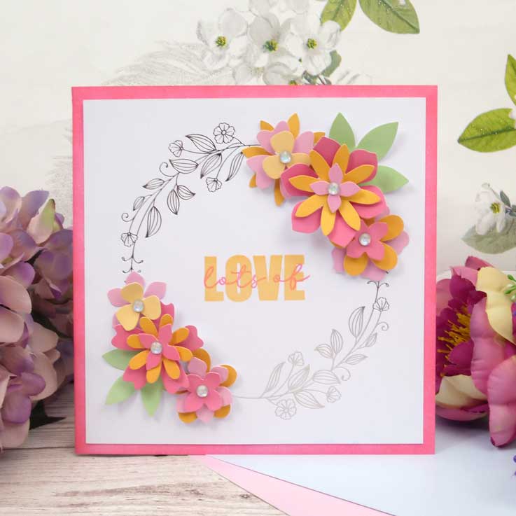 Build-a-Bouquet 8" x 8" Paper Pad