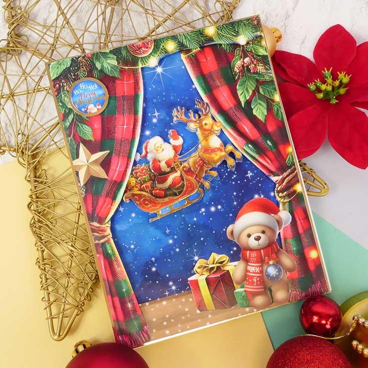 Brilliant Backgrounds - Christmas Time Is Here 8" x 8" Paper Pad