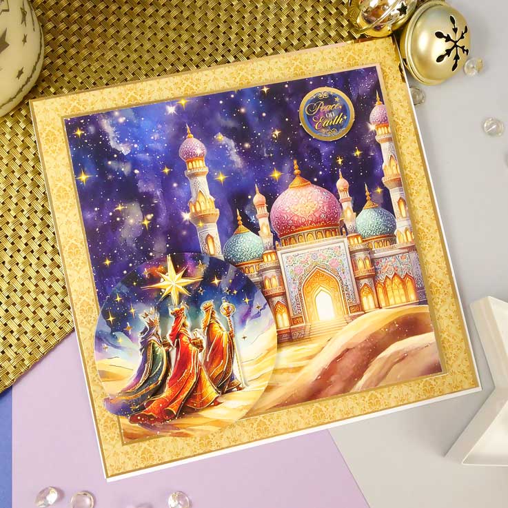 Brilliant Backgrounds - Christmas Time Is Here 8" x 8" Paper Pad