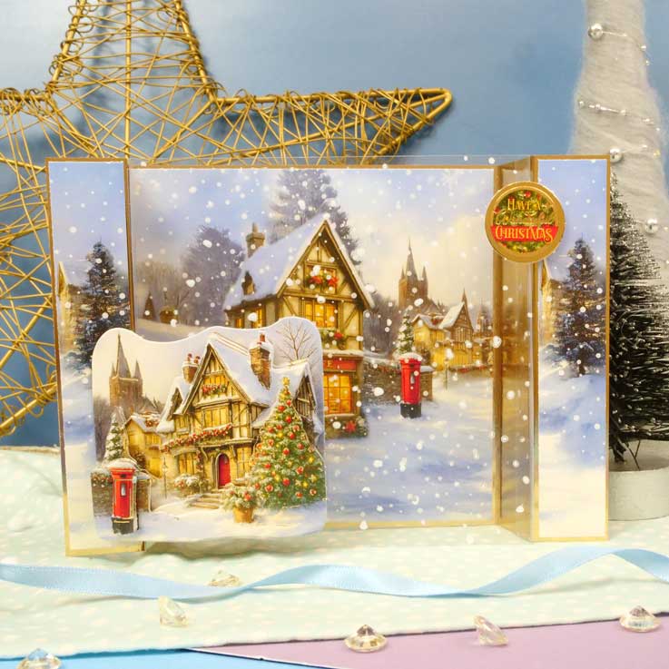 Brilliant Backgrounds - Christmas Time Is Here 8" x 8" Paper Pad