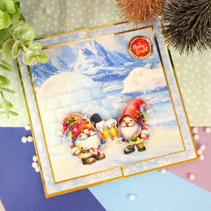 Brilliant Backgrounds - Christmas Time Is Here 8" x 8" Paper Pad