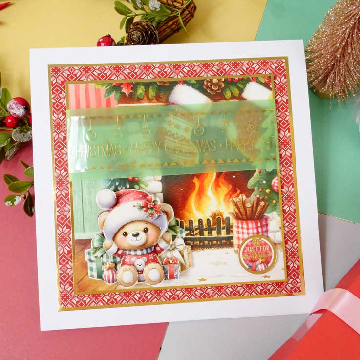 Brilliant Backgrounds - Christmas Time Is Here 8" x 8" Paper Pad