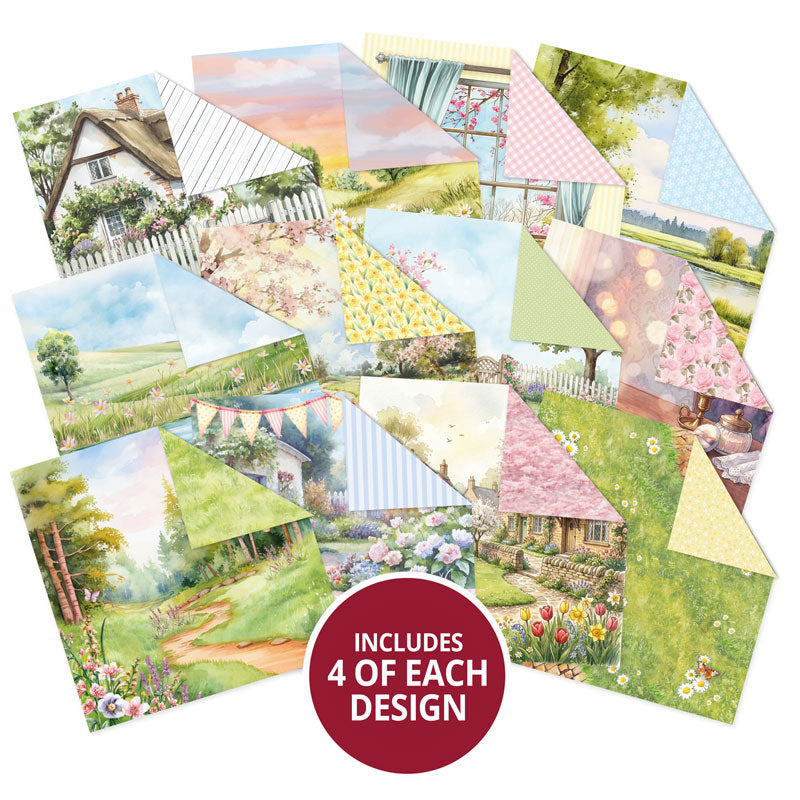 Brilliant Backgrounds - Floral Awakenings 8" x 8" Paper Pad