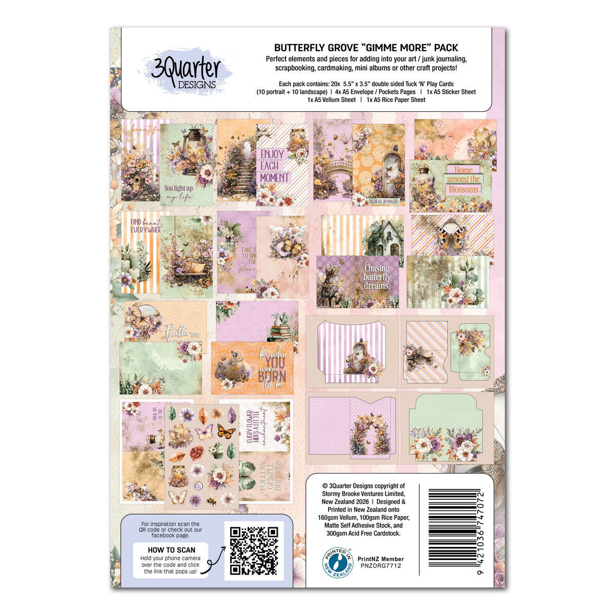 3Quarter Designs Butterfly Grove Gimme More Pack