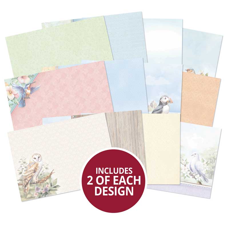 Beautiful Birds Luxury Card Inserts