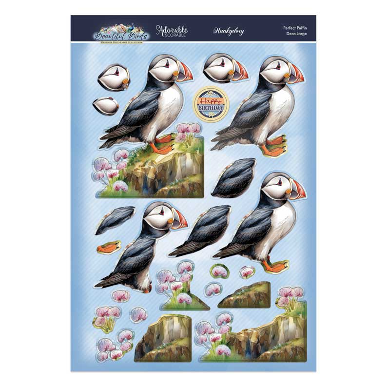 Beautiful Birds Deco-Large Set - Perfect Puffin