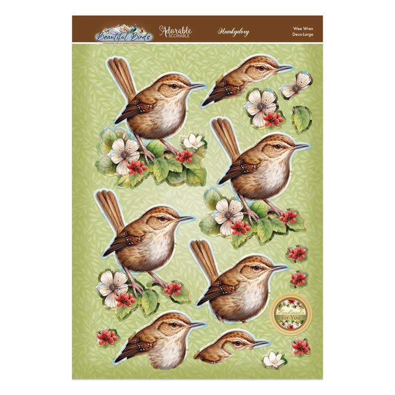 Beautiful Birds Deco-Large Set - Wee Wren