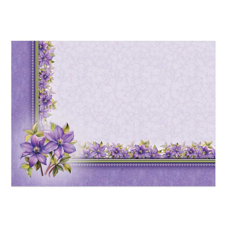 In Full Bloom Deco-Large Set - Calming Clematis