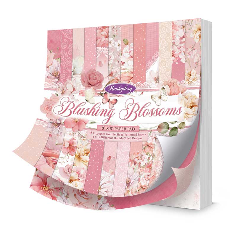 Blushing Blossoms 8" x 8" Paper Pad