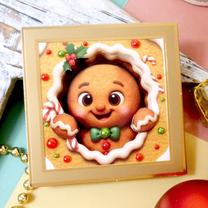 Festive Peeping Pals Square Pocket Pad