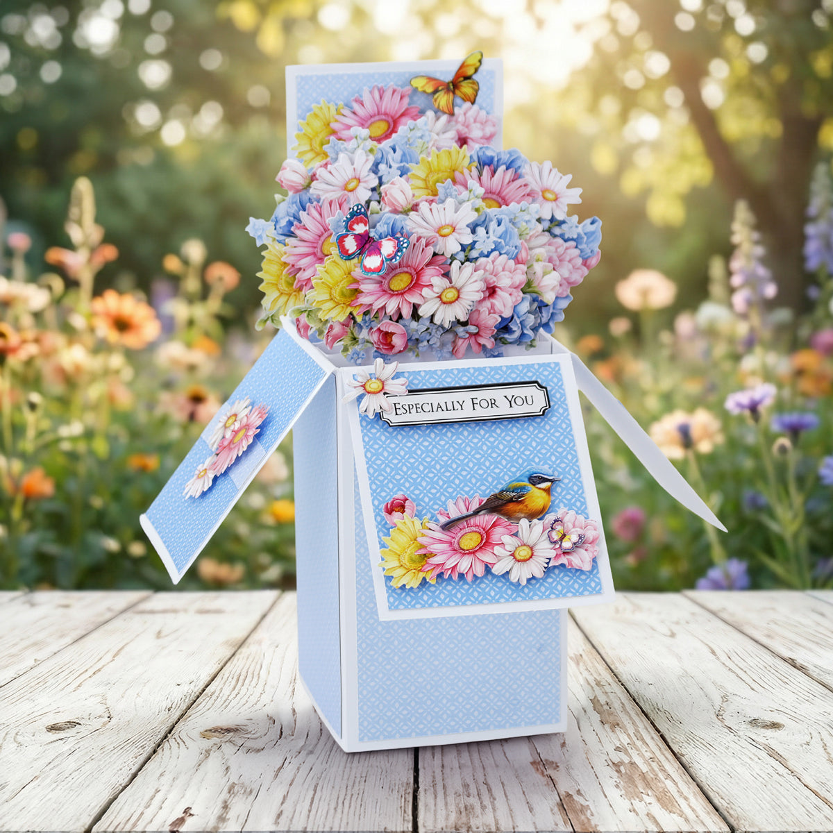 Katy Sue Blooming Box Bouquets, Pop Up Card Making Kit