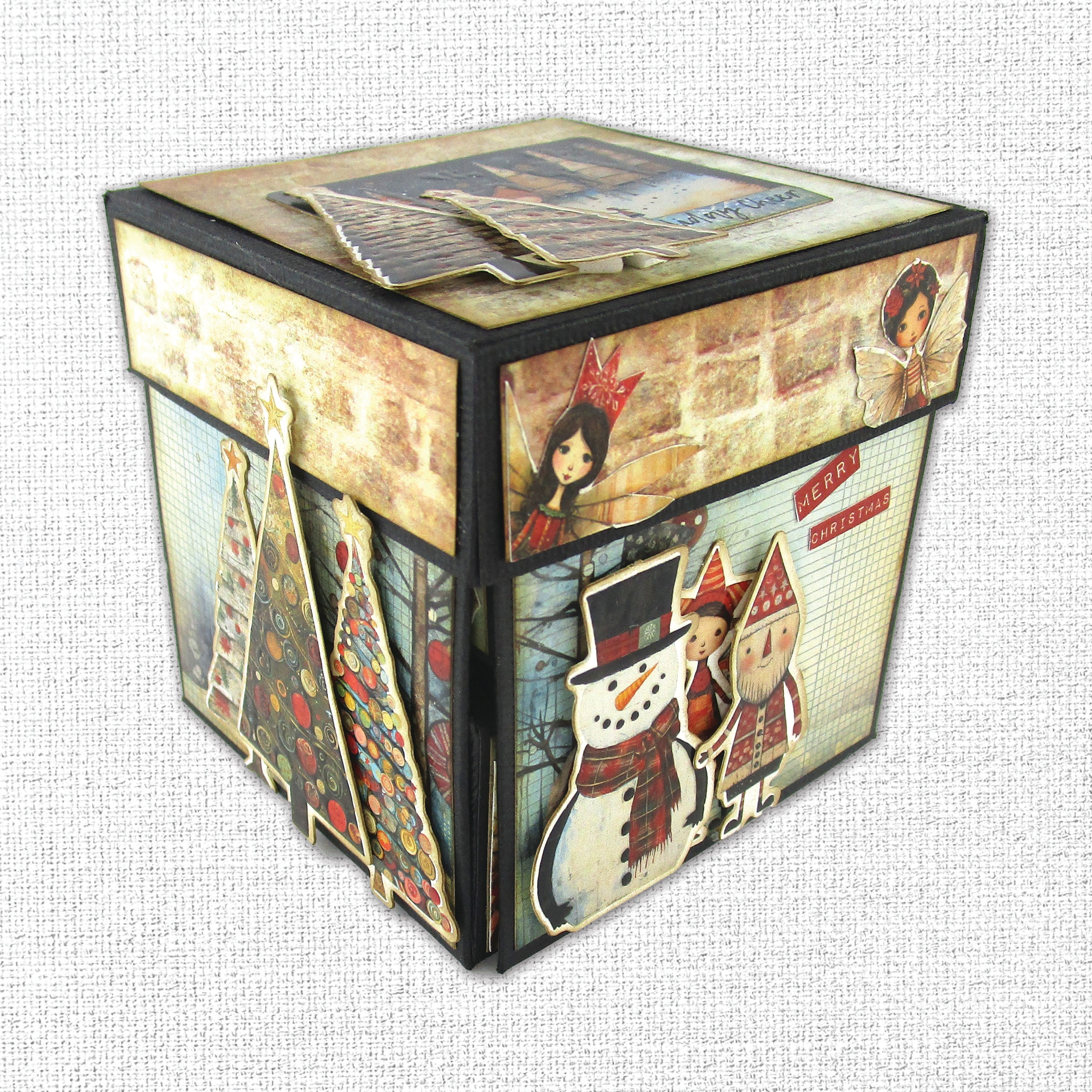 Merry and Bright Embossed Die Cuts 35665