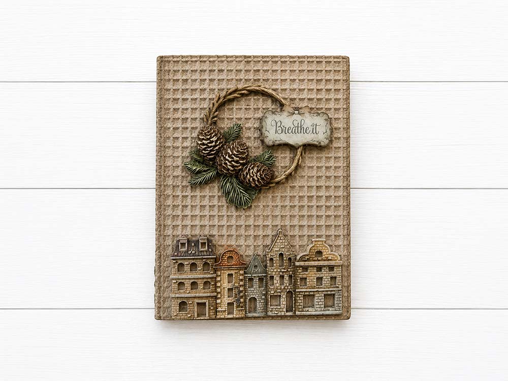Silicon Mould Designs A5 For Art And Craft - Christmas Village