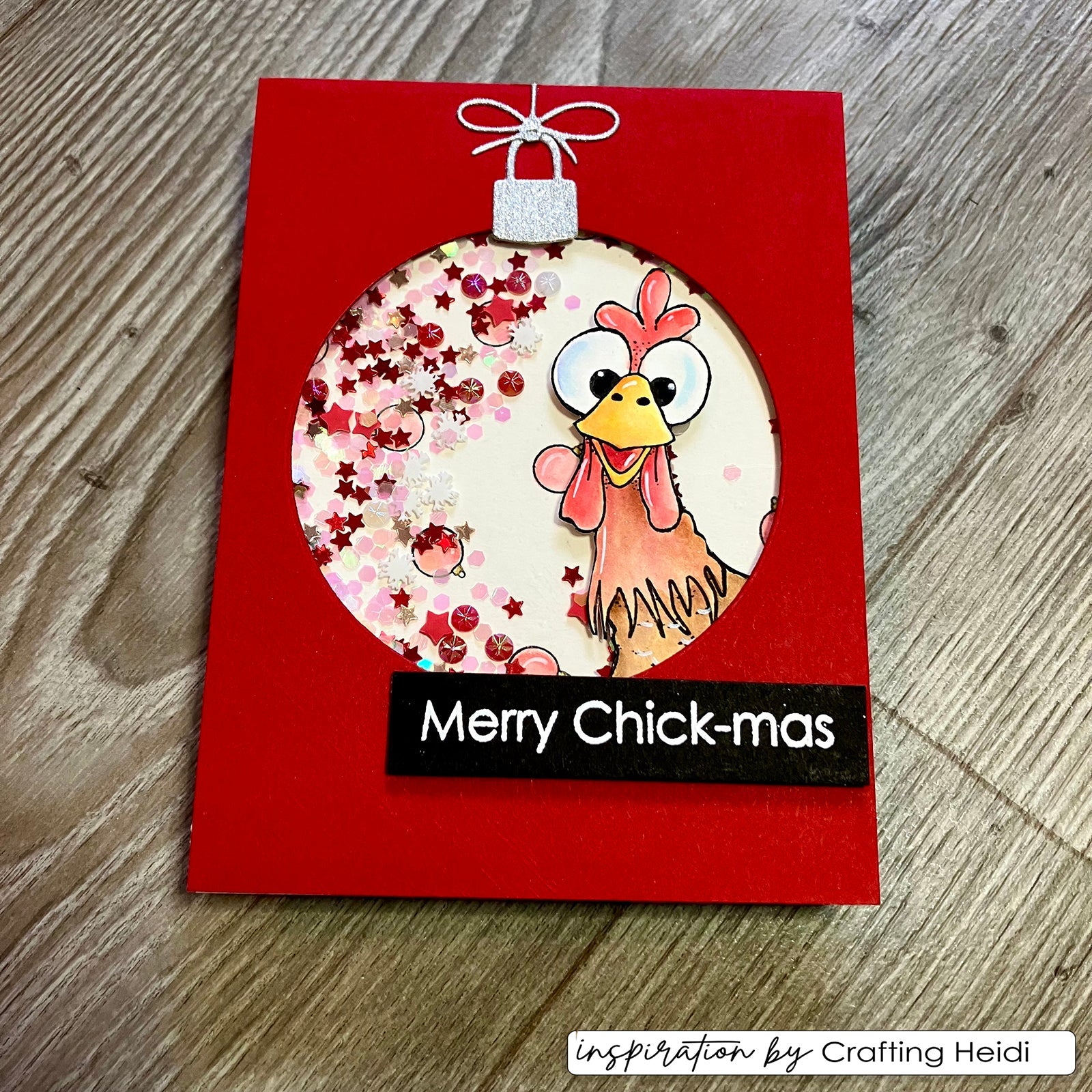 Vaessen Creative • Clear Stamps Christmas Chickens 2 10pcs
