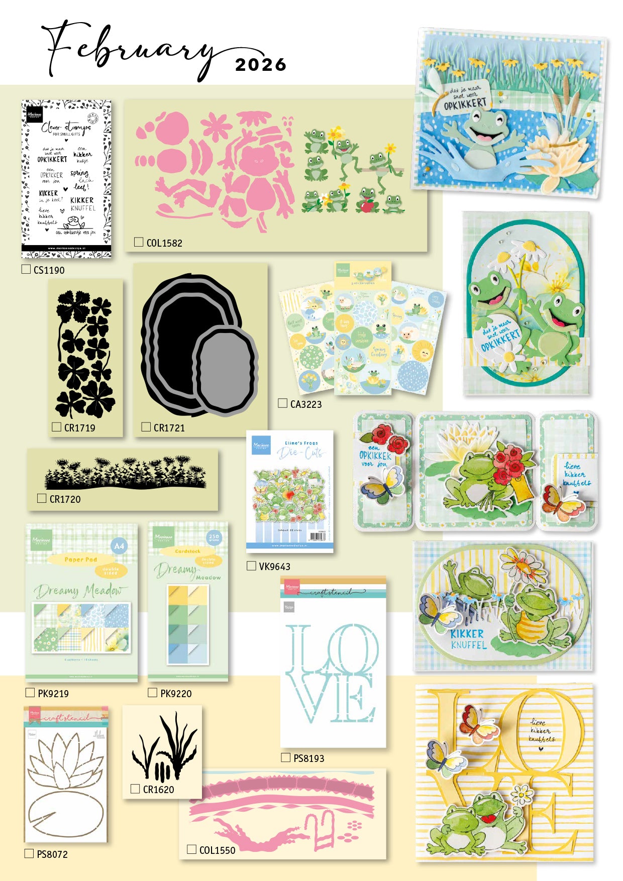 Marianne Design The Collection #158 February 2026