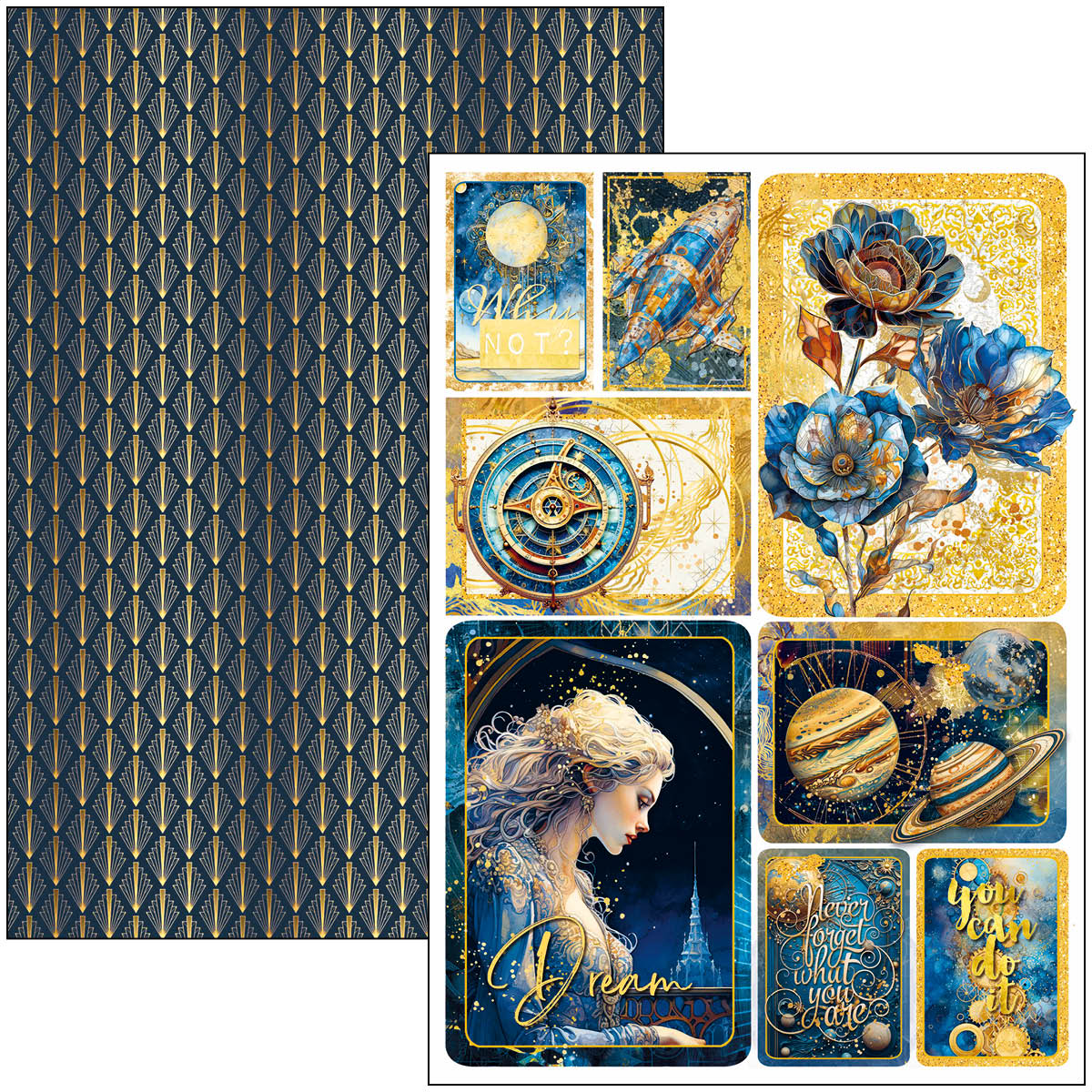 Celestial Creative Pad A4 9/Pkg