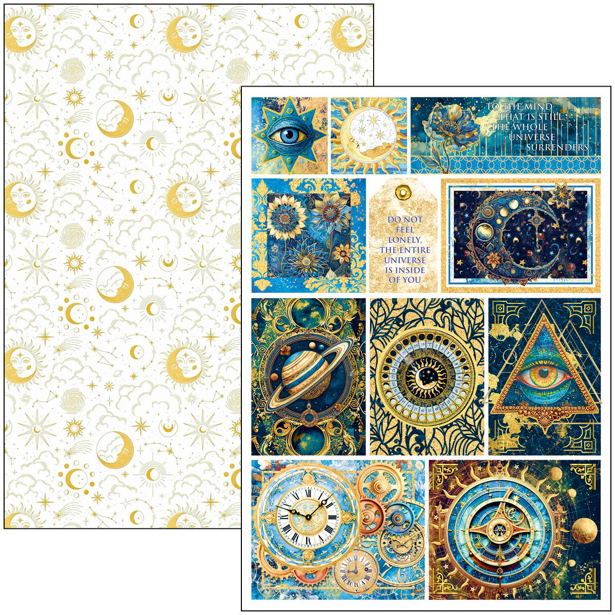 Celestial Creative Pad A4 9/Pkg